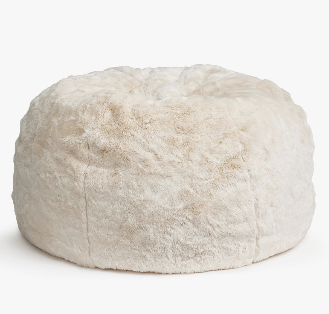 Faux Fur Bean Bag