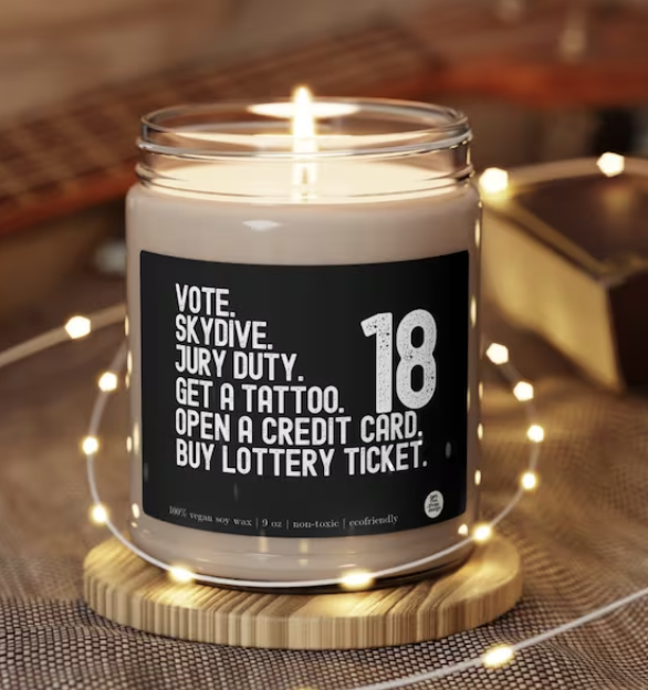 18th Funny Candle
