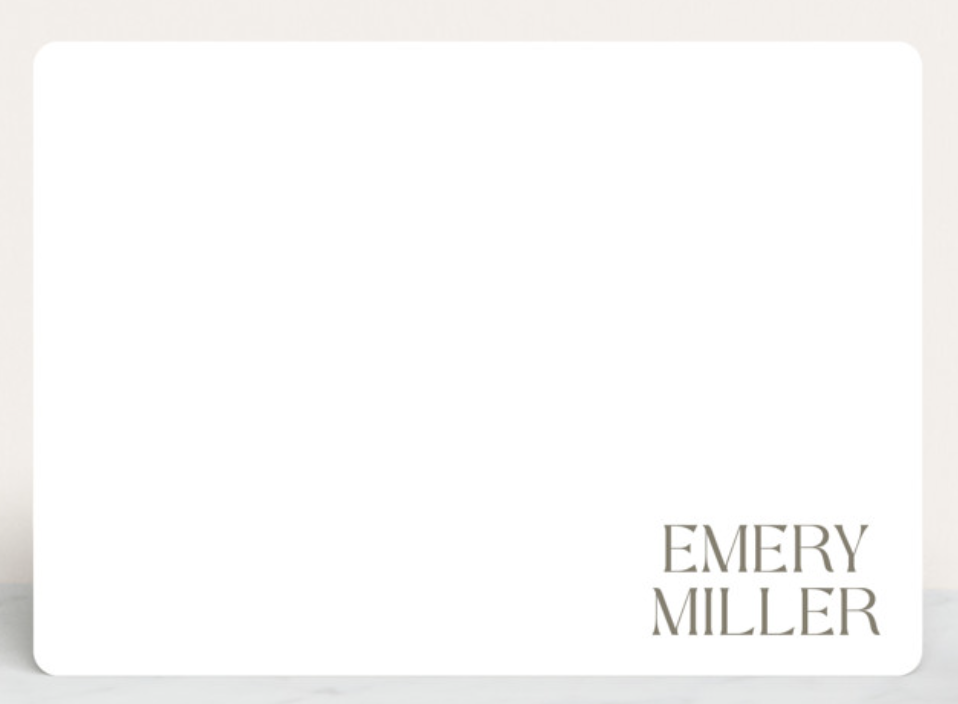 Personalized Stationary