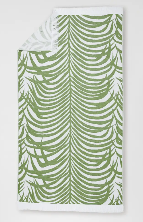Zebra Palm Towel