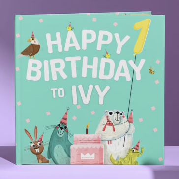 Personalized Happy Birthday Book