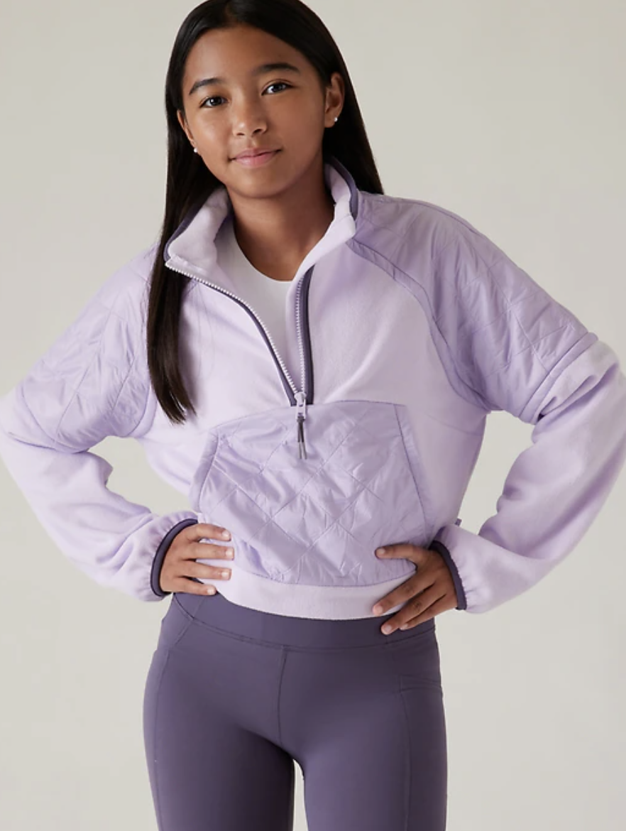 Athleta Girl Transition Half Zip