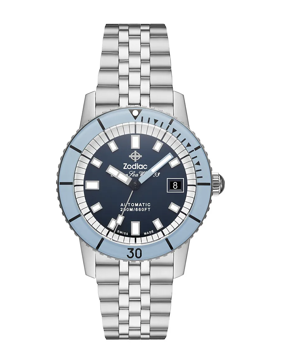 Zodiac Steel Compression Watch