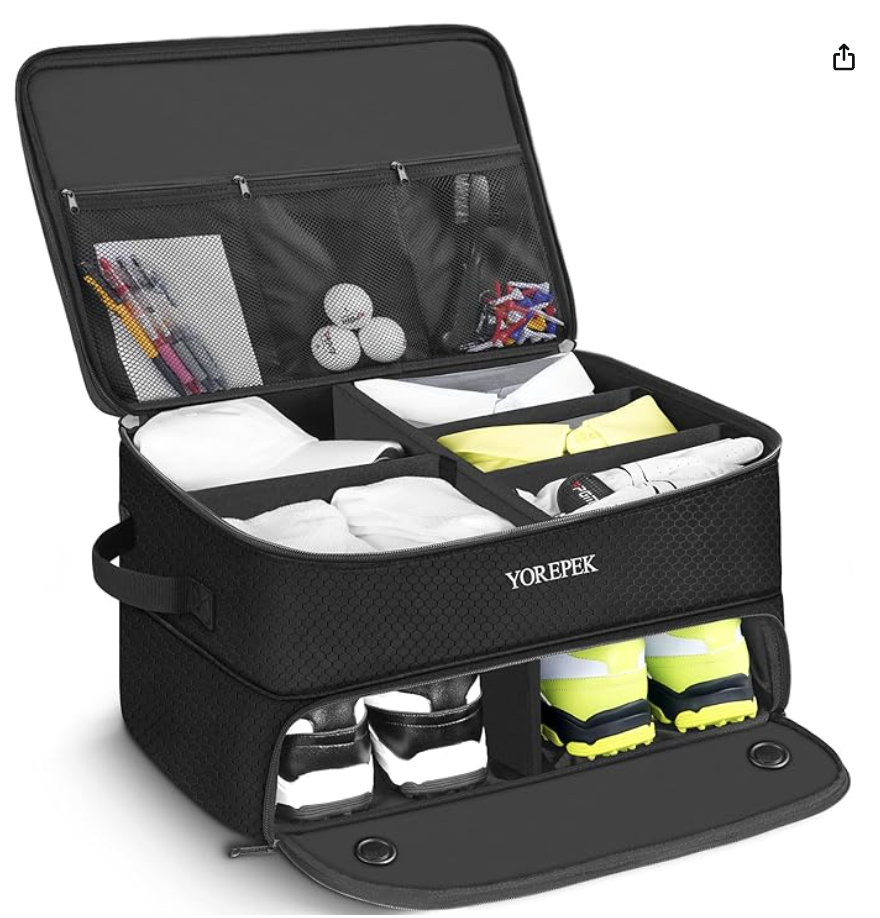 Golf trunk organizer
