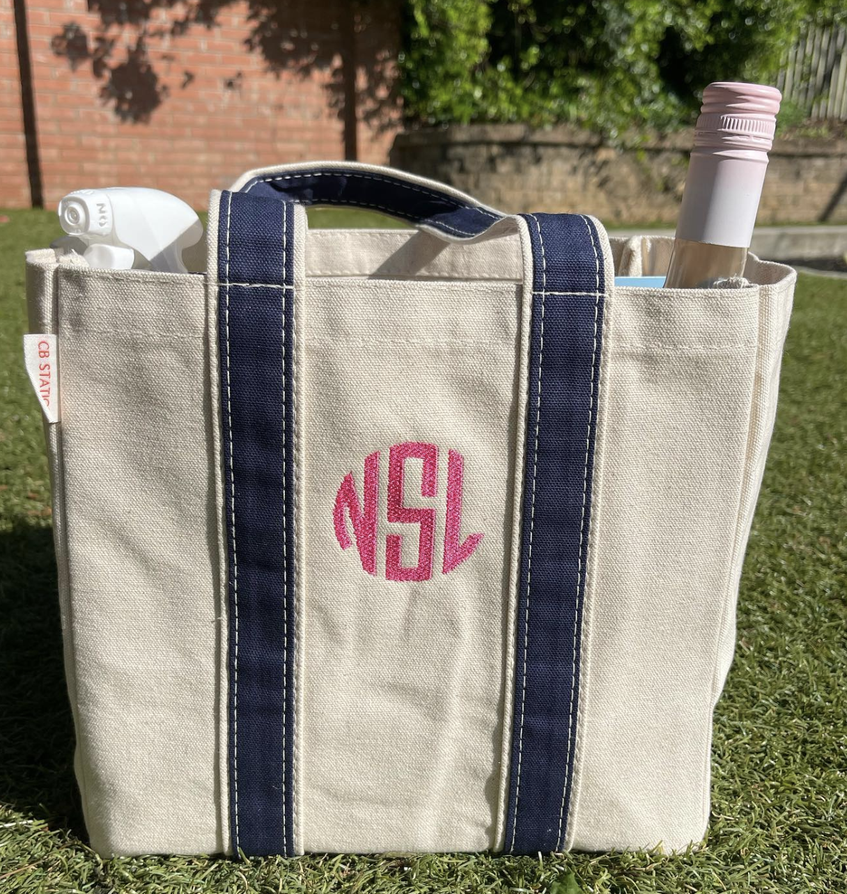 Pick Me Up Charlotte Wine Tote