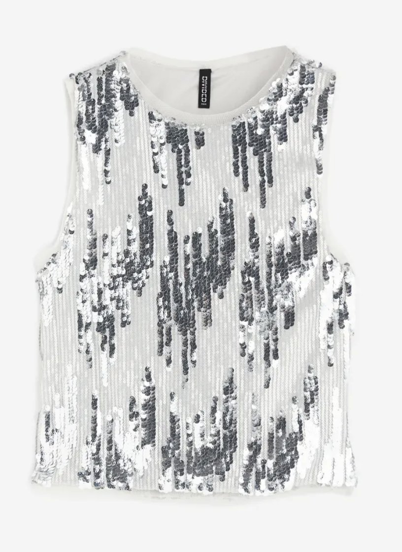 H&amp;M Sequined Tank