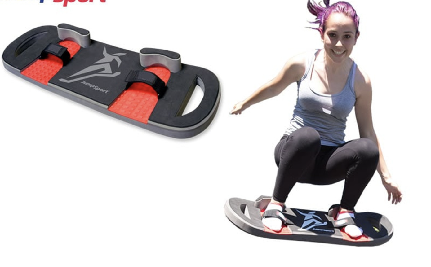 Trampoline bounce board