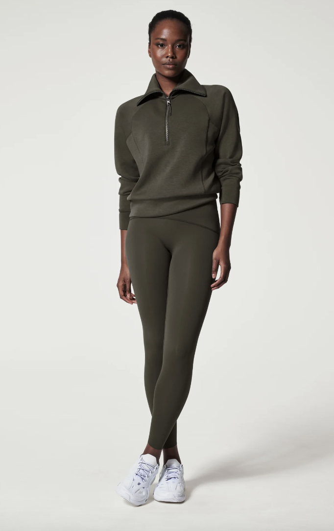 Spanx Half Zip Sweatshirt