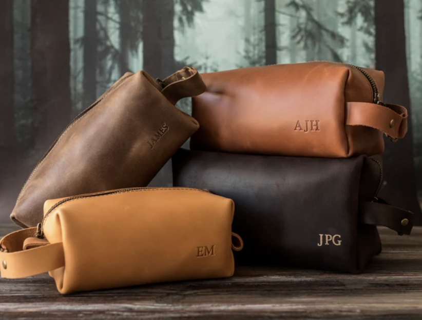 Leather Dopp Kit