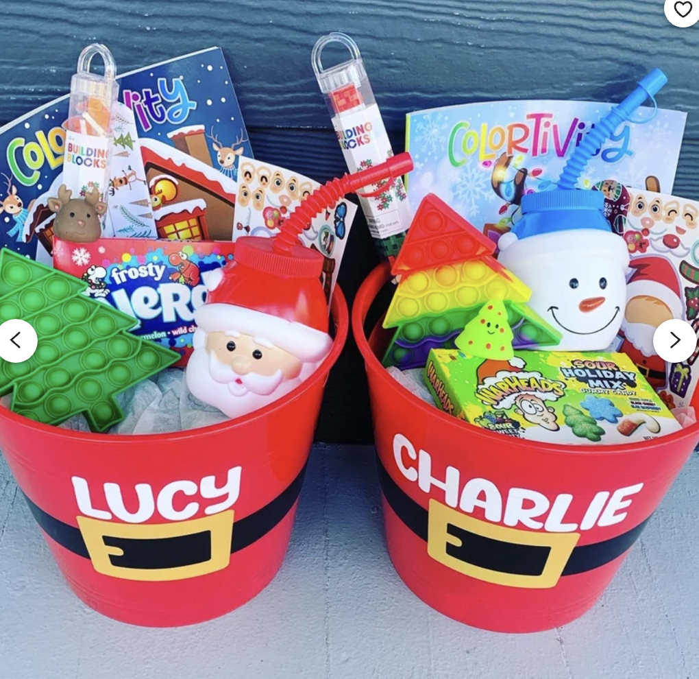 Santa Belt Kids Buckets
