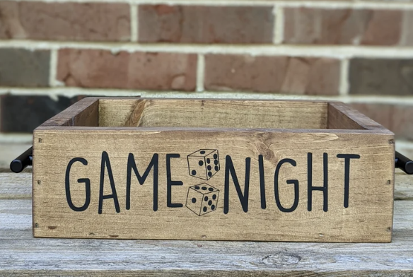 Game Night Box (fill with games/snacks)