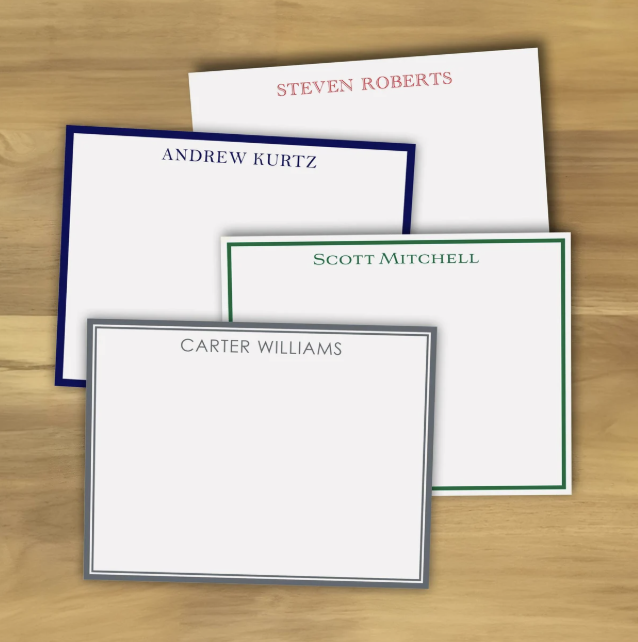 Personalized Men's Stationary