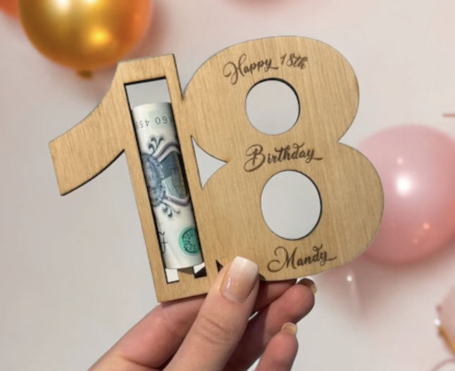 !8th Birthday Money Holder