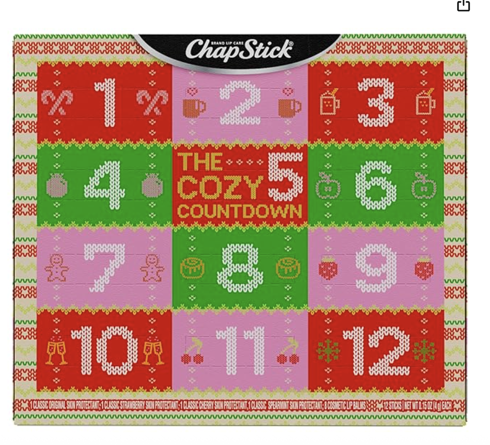 Chapstick Advent Calendar