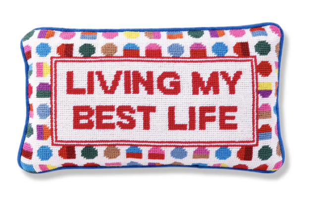 Furbish Needlepoint Pillow