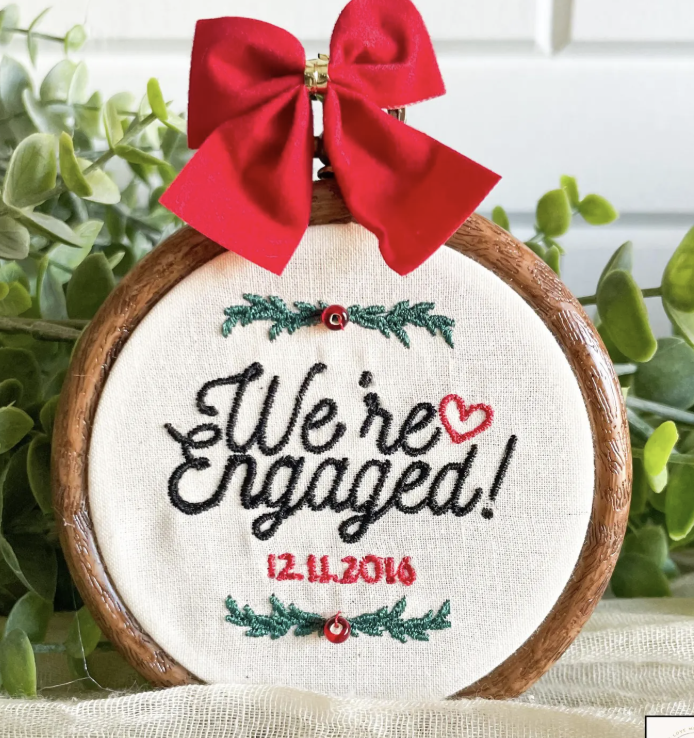 We're Engaged Ornament