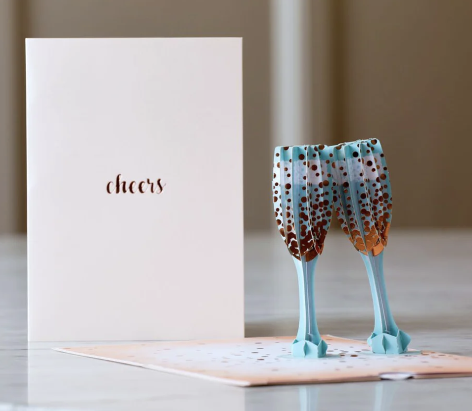Cheers Pop Up Card