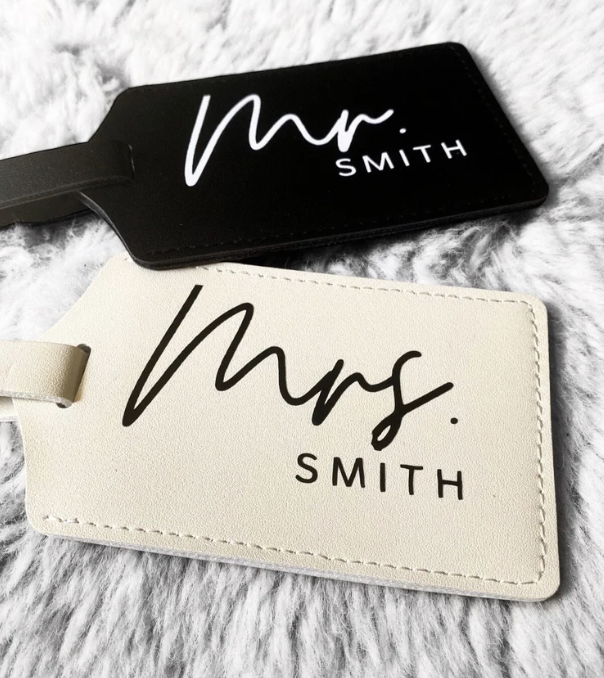 Mr. &amp; Mrs. Luggage Tags