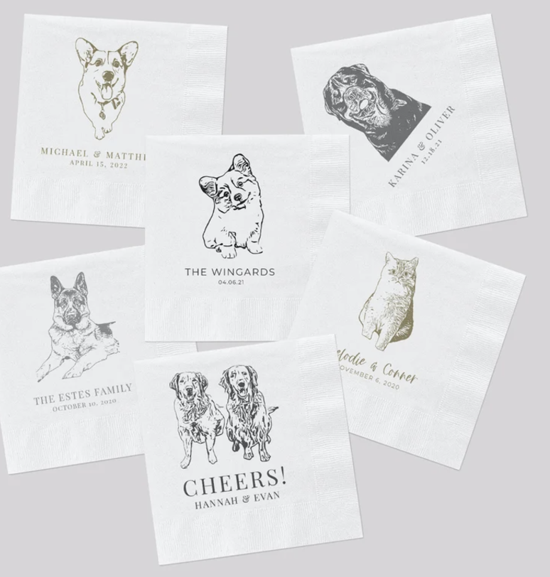 Custom Cocktail Napkins
