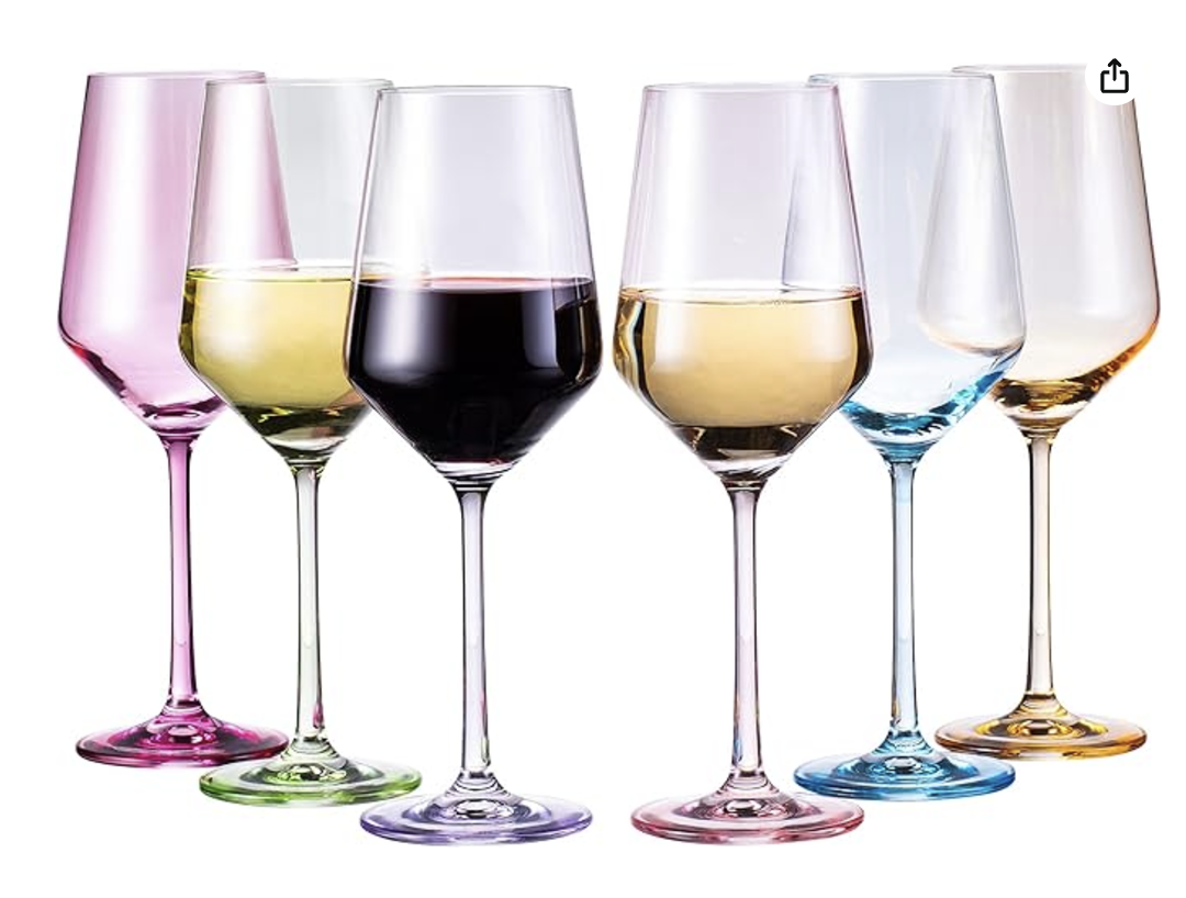 Colored Wine Glasses