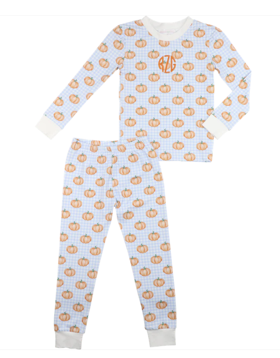 Pumpkin Knit Pajamas