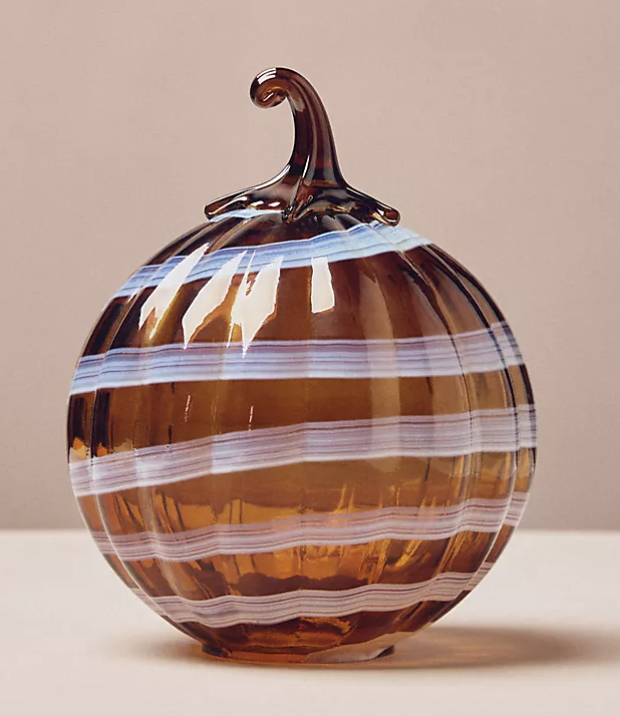 Swirl Glass Pumpkins