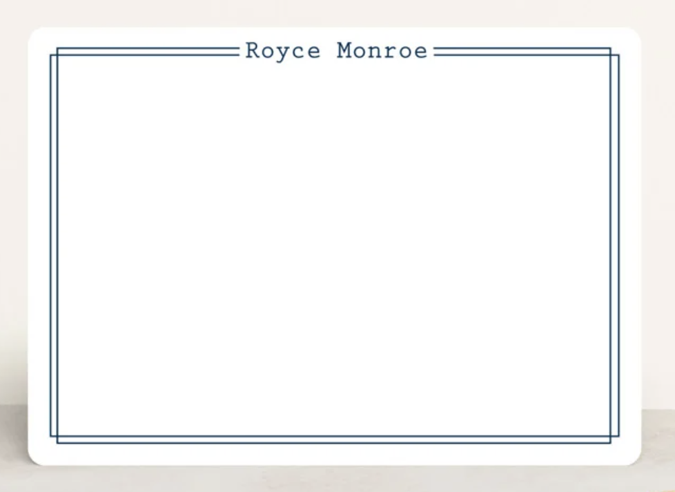 Personalized Stationary