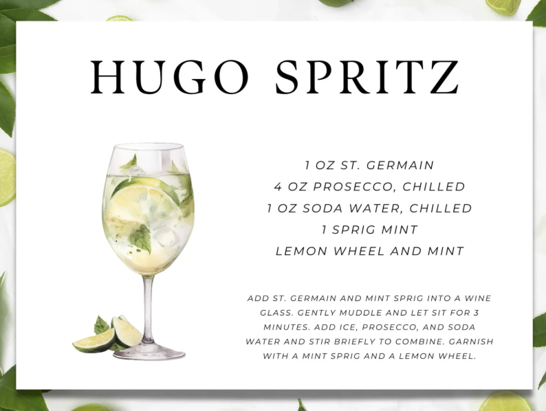 Hugo Spritz Card