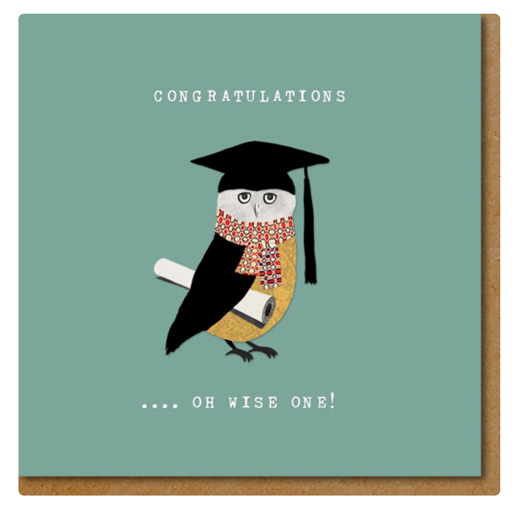 Owl Graduation Card