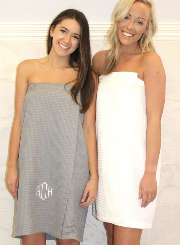 Monogrammed Towel Wrap