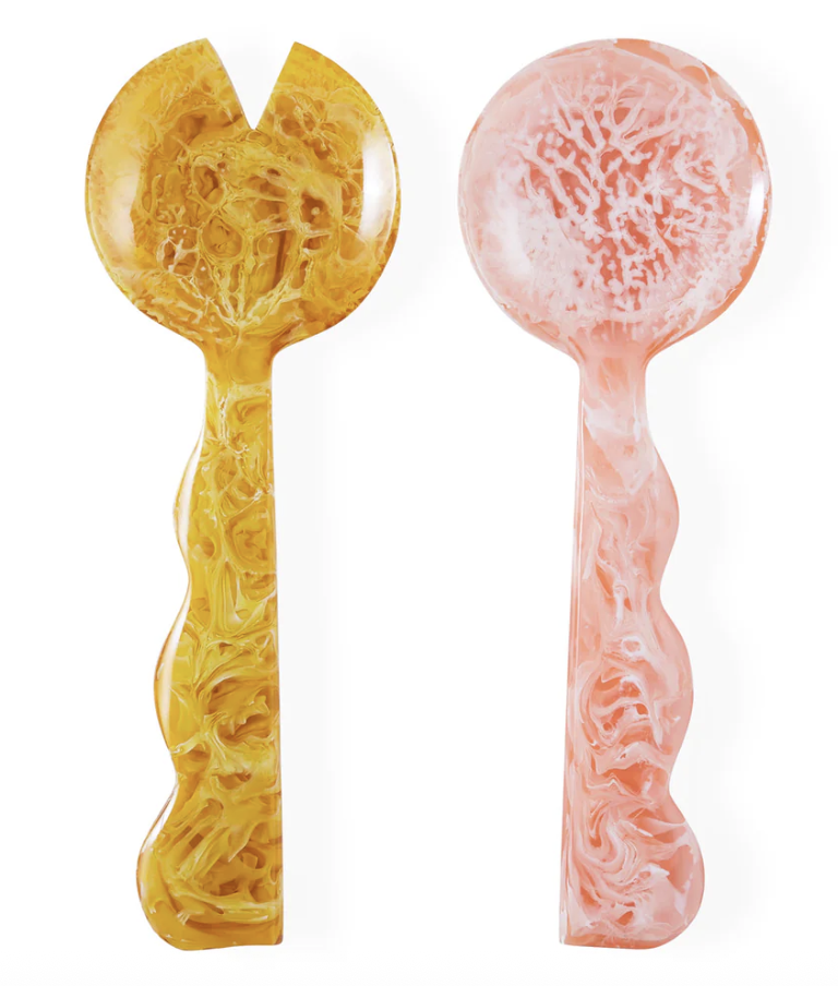 Como Ripple Salad Servers