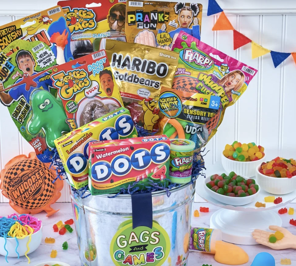 Gags &amp; Games Basket