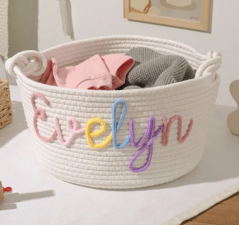 Custom Name Basket