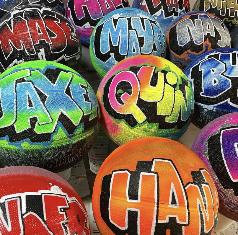 Airbrushed Basketball 