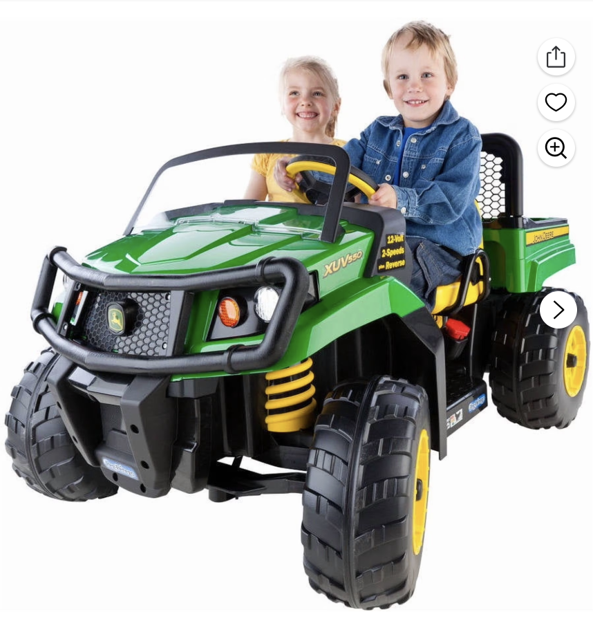 Ride On Deere Tractor 