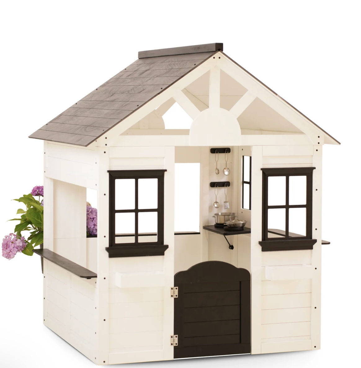 White Wooden Playhouse