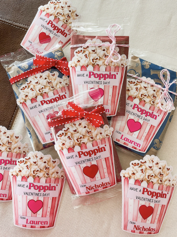 Popcorn Popper Valentines