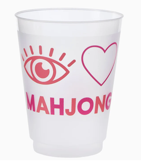 Eye Love Mahjong Cups