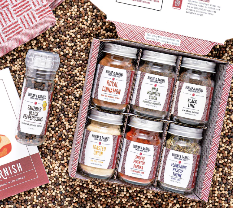 Burlap &amp; Barrel Spice Set