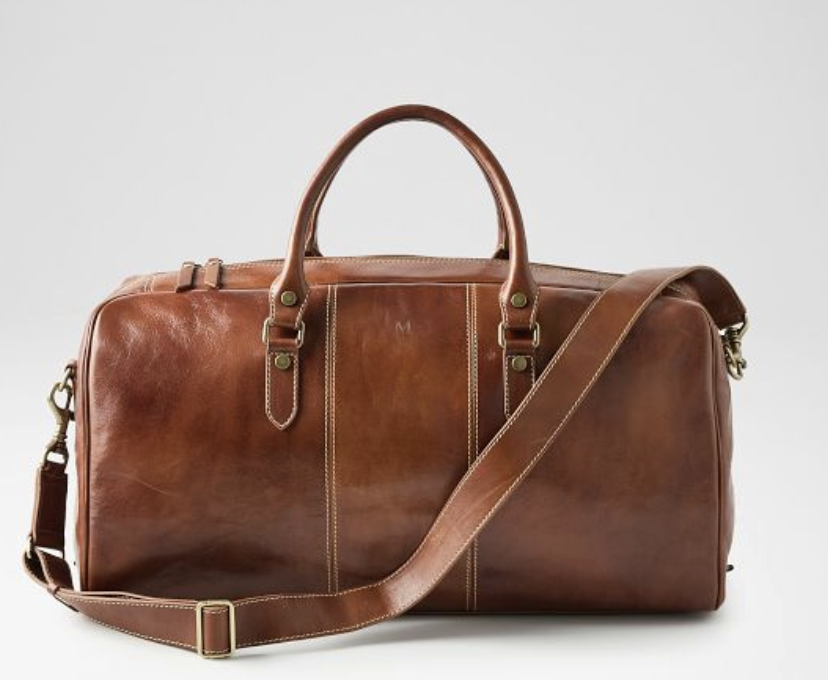 Leather Weekender
