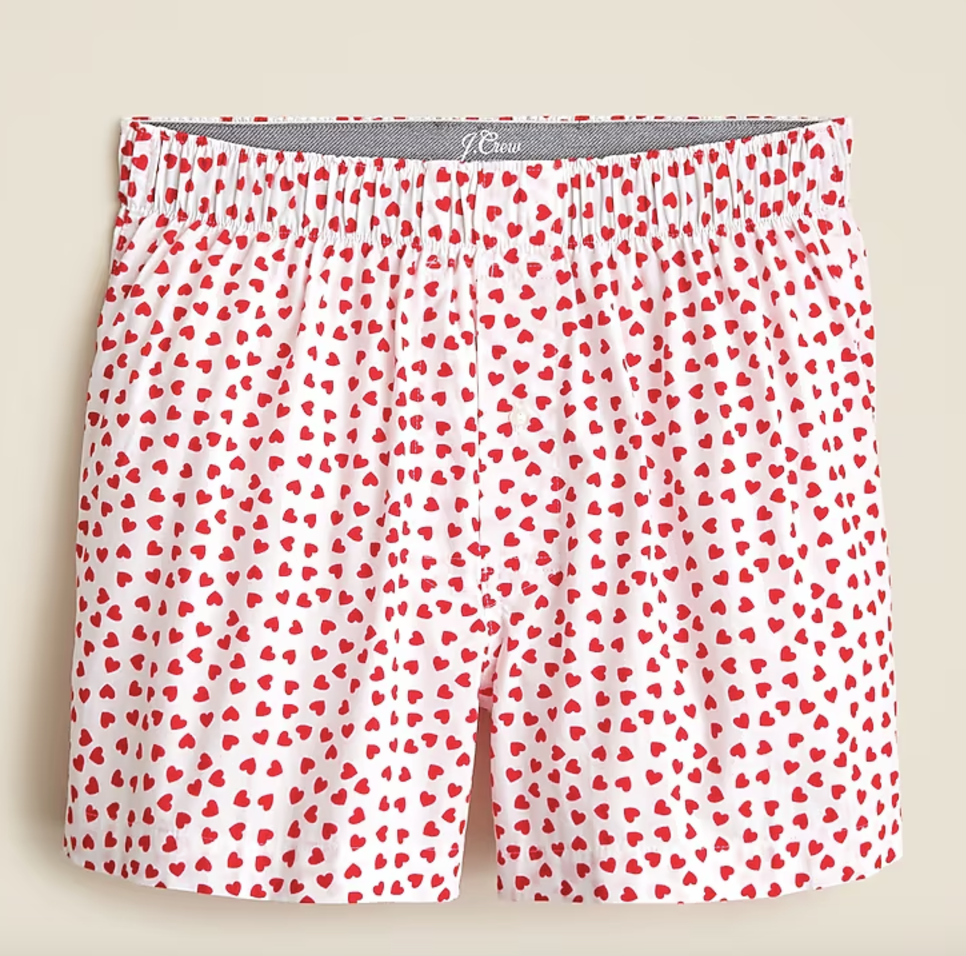 JCrew Heart Boxers