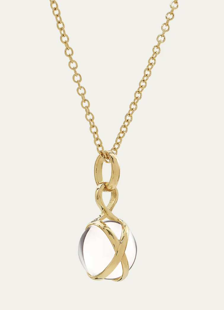 L. Klein Gold Pendant Necklace