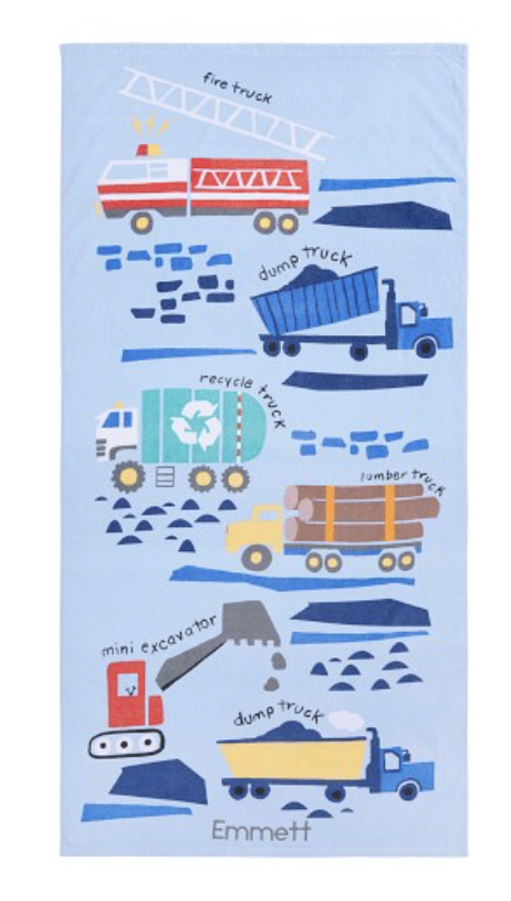 Personalized Kid's Beach Towel
