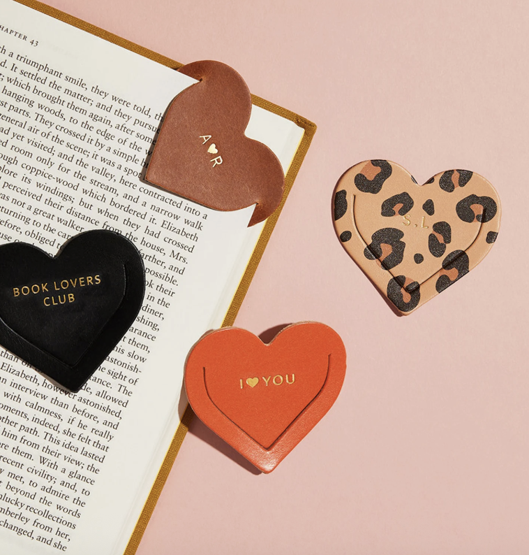 Personalized Heart Bookmark