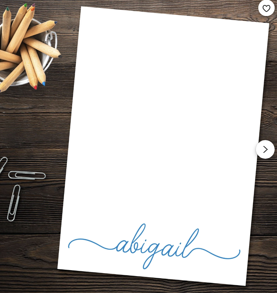 Personalized Notepad