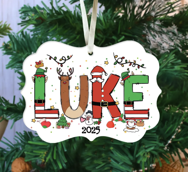 Kid's Personalized Ornament