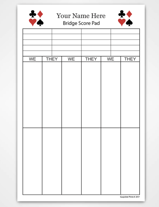 Personalized Bridge Pad