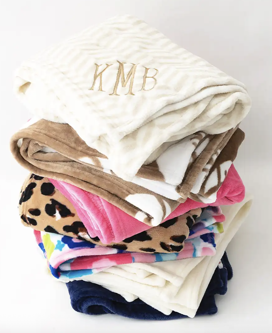 Personalized Plush Blankets