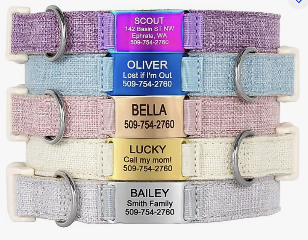 Personalzied Dog Collar