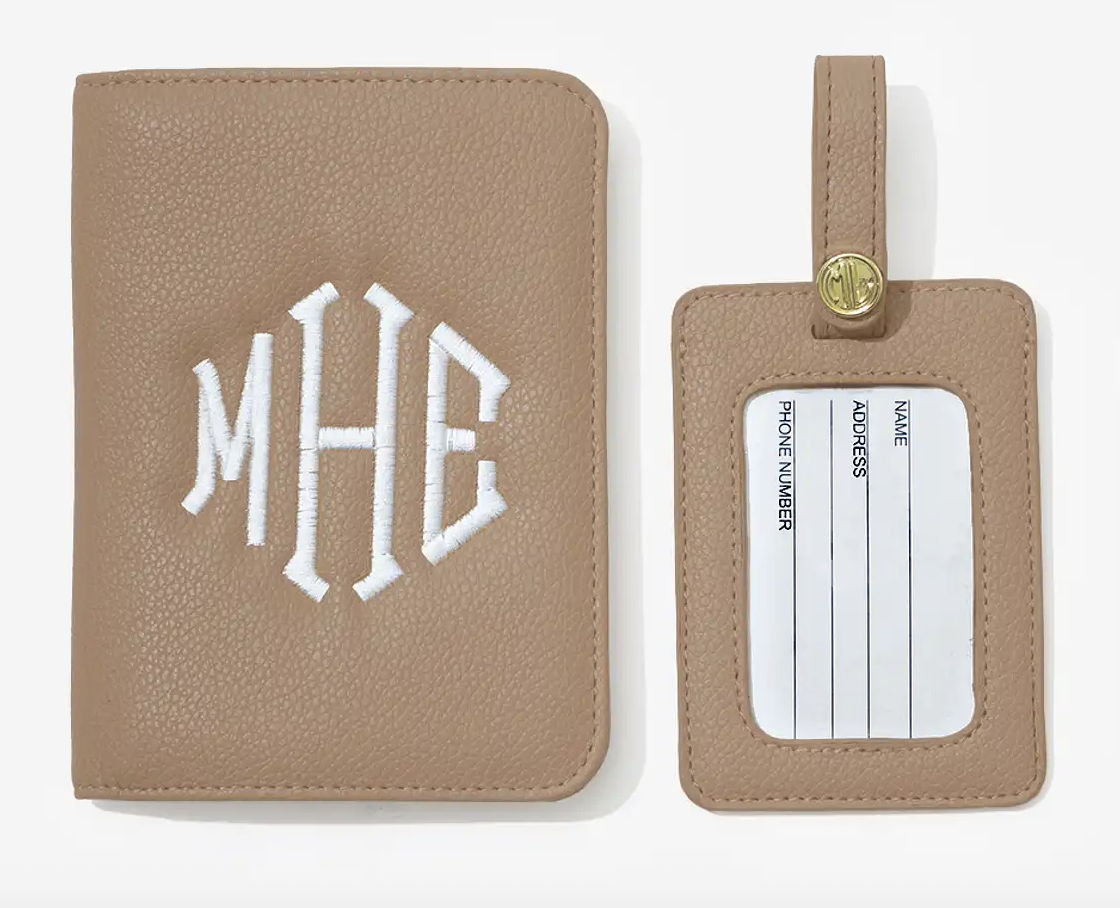 Monogrammed Travel Set